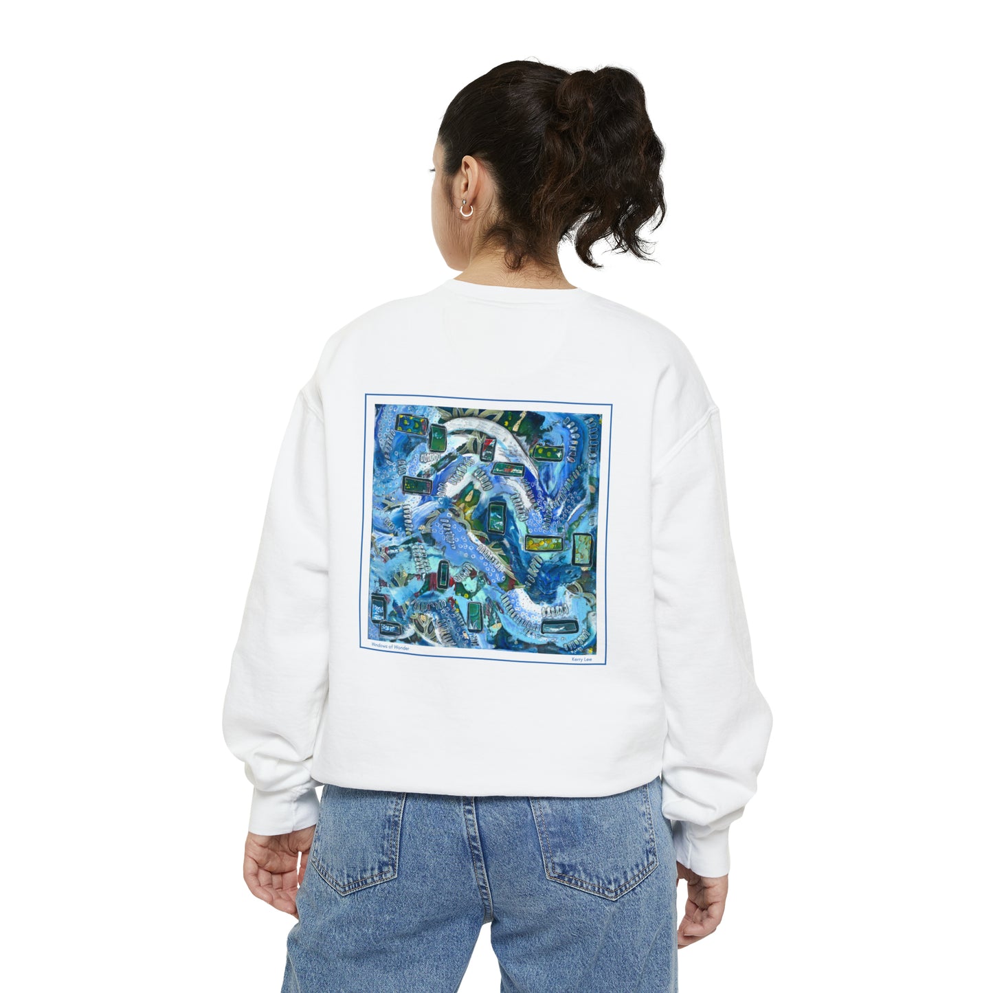 "Windows of Wonder" Garment-Dyed Sweatshirt
