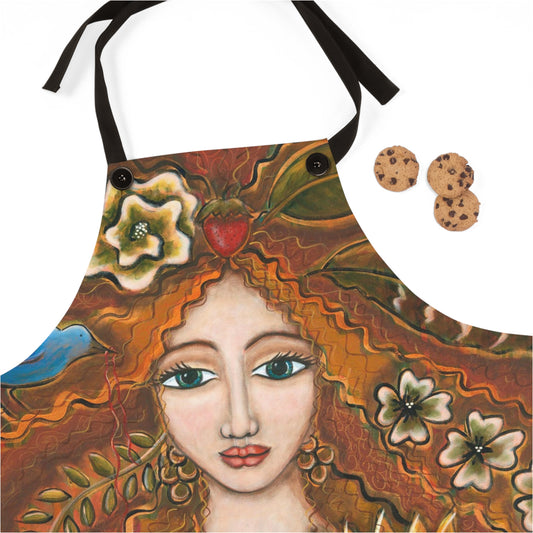 Apron: "She Harvests Abundance"