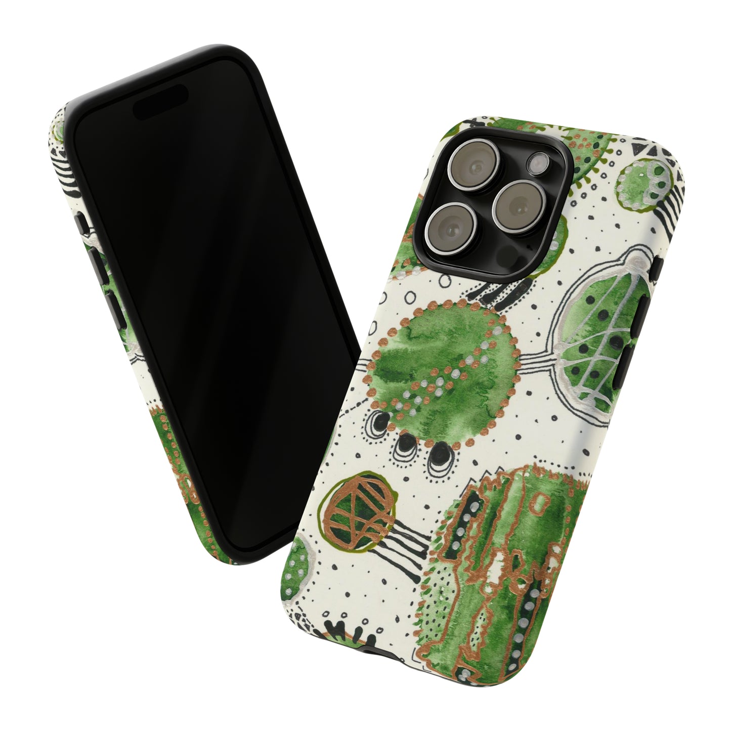 Phone Case - Green Bliss Bubbles