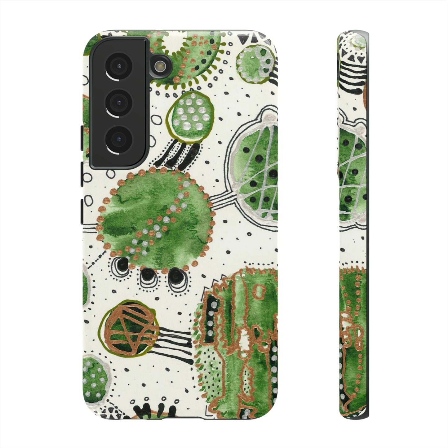 Phone Case - Green Bliss Bubbles
