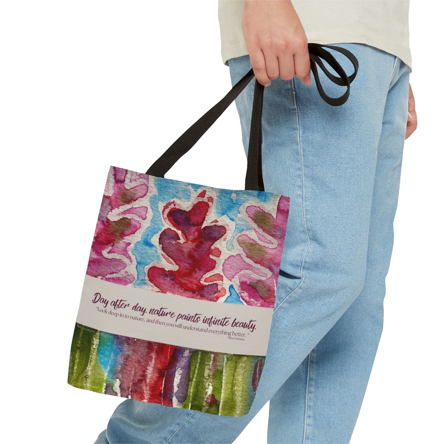 "Nature Paints" Tote Bag