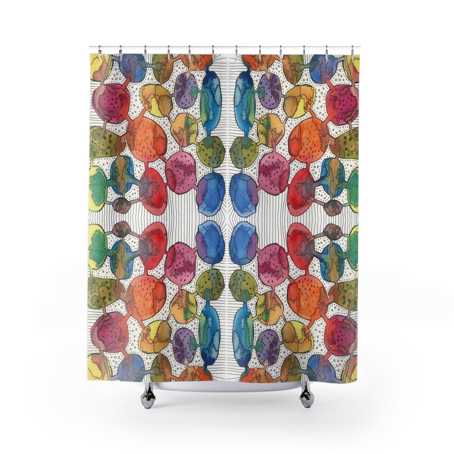 Shower Curtain - Rainbow Bliss Bubbles