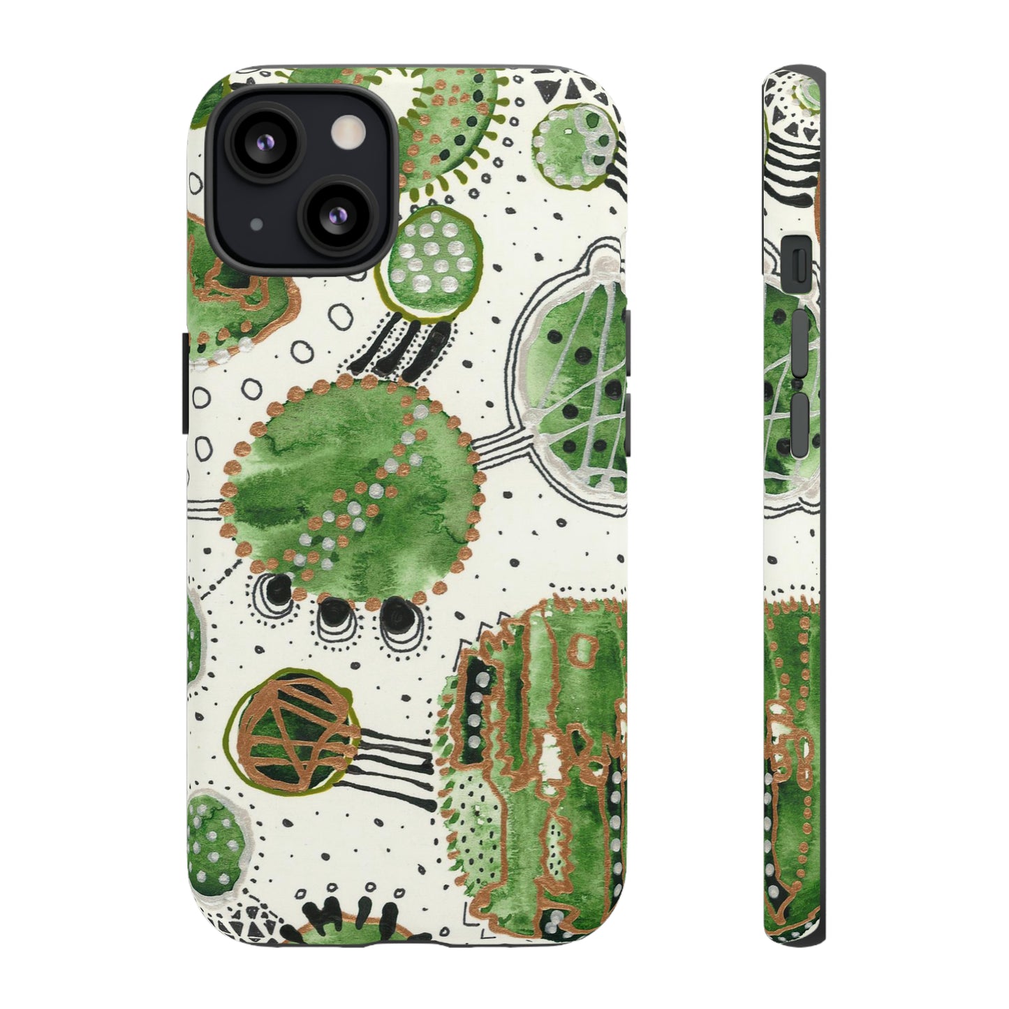Phone Case - Green Bliss Bubbles