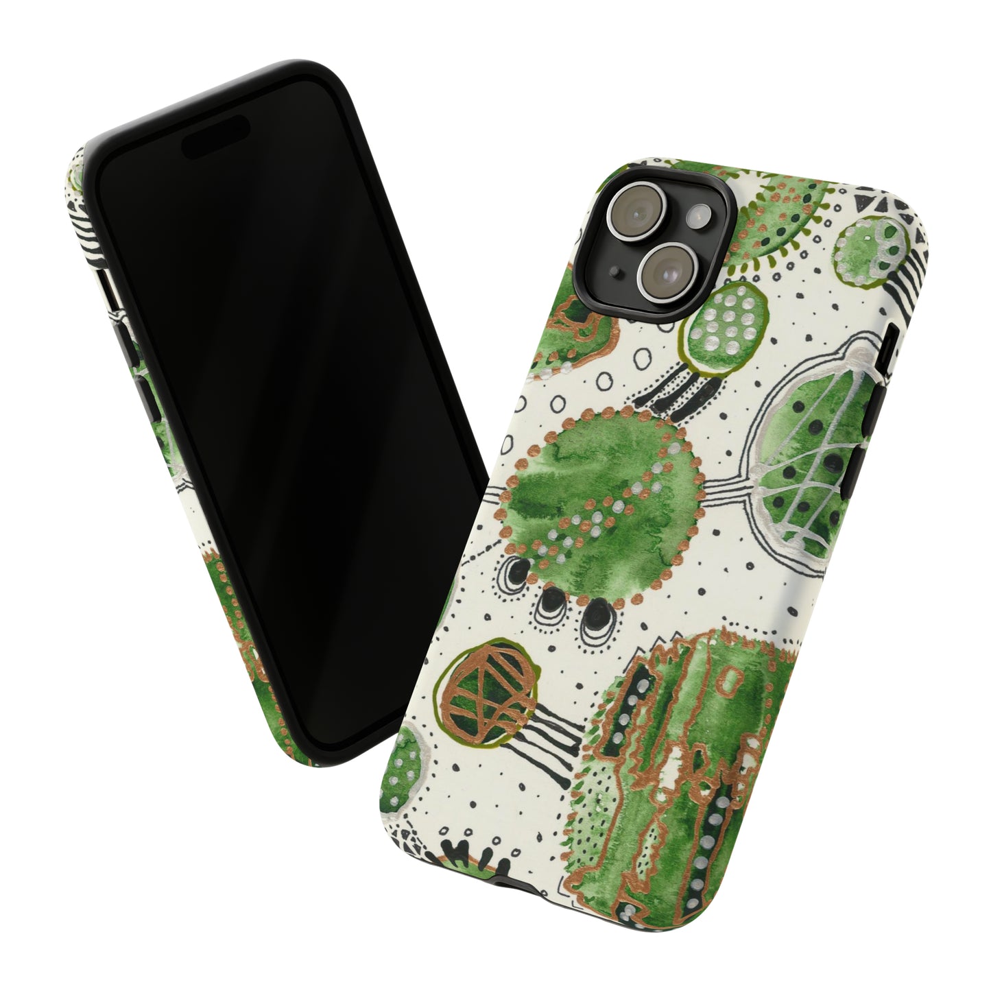 Phone Case - Green Bliss Bubbles