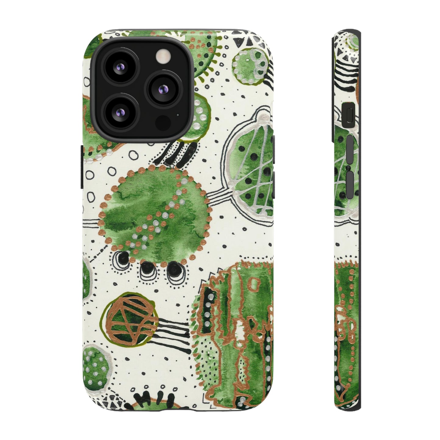 Phone Case - Green Bliss Bubbles