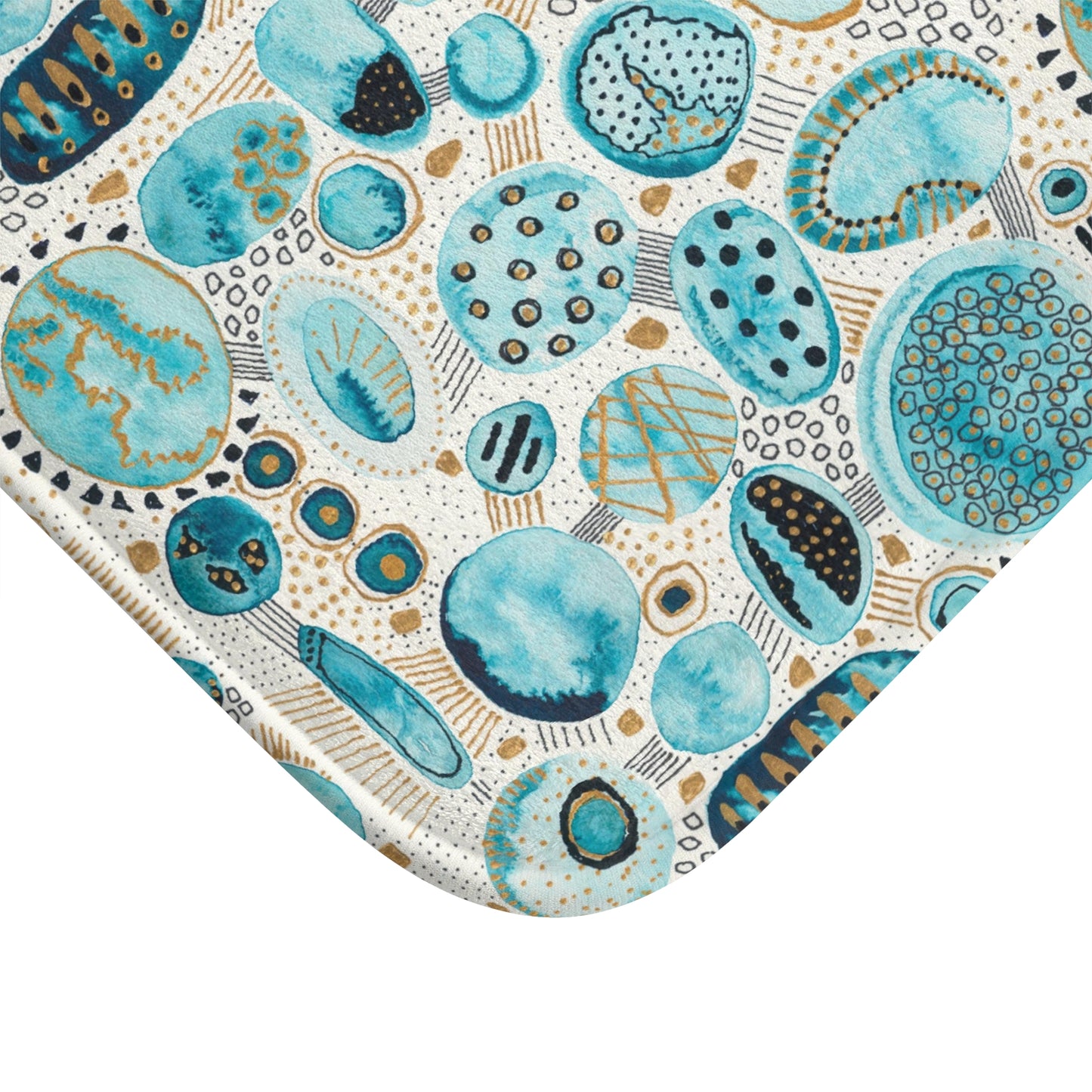 Bath Mat: Aqua Bliss Bubbles