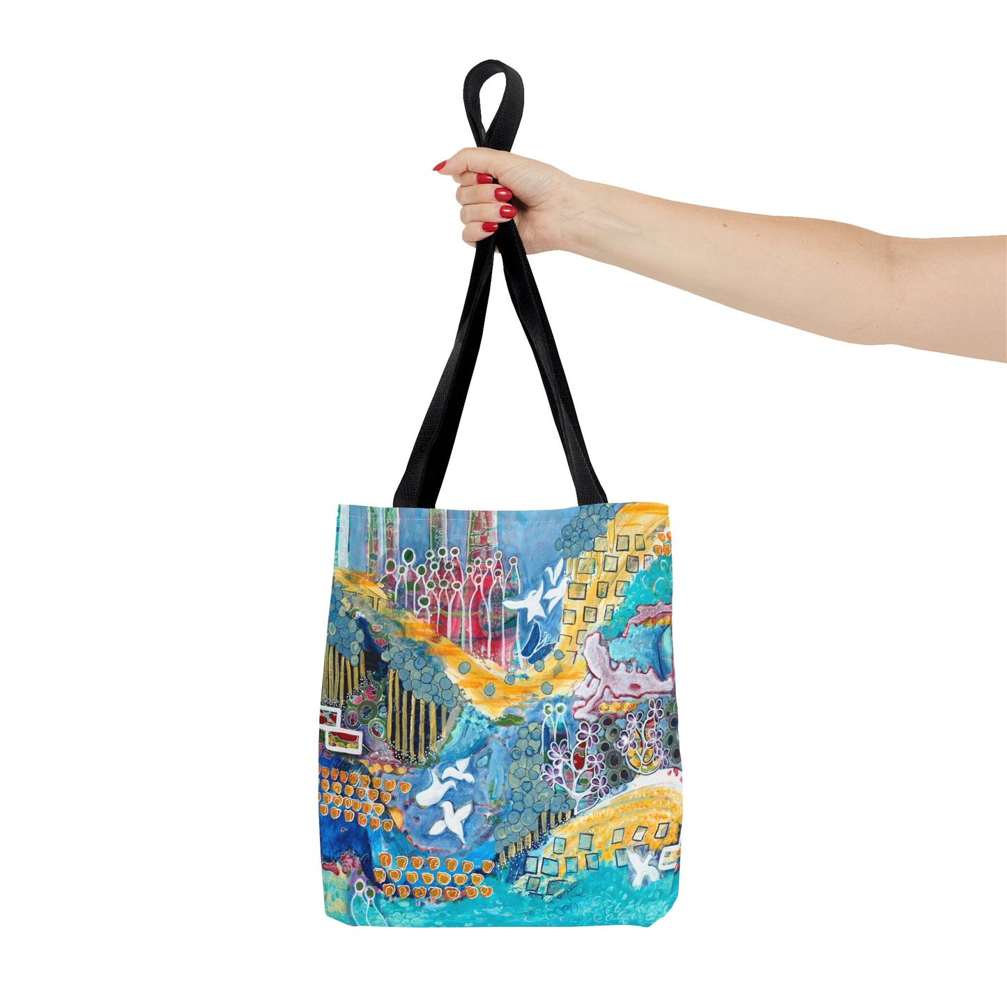 "Sun Sea Sky" Printed Tote Bag