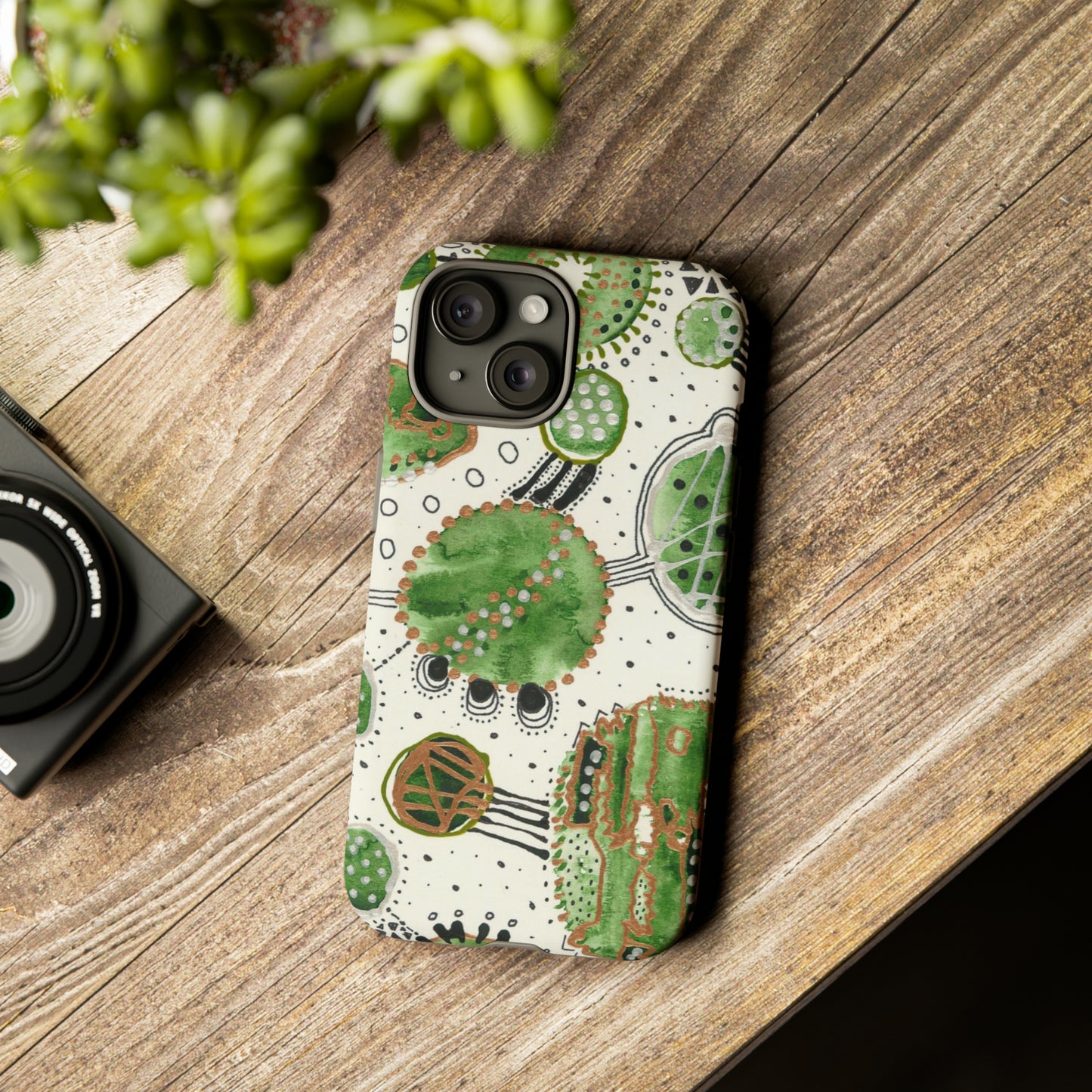 Phone Case - Green Bliss Bubbles
