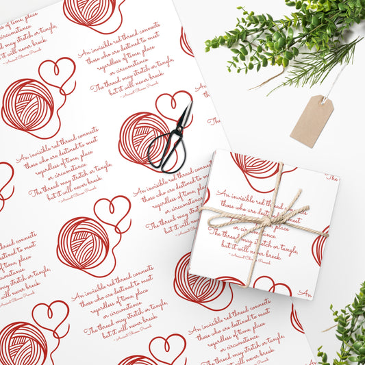 Wrapping Paper - Red Thread