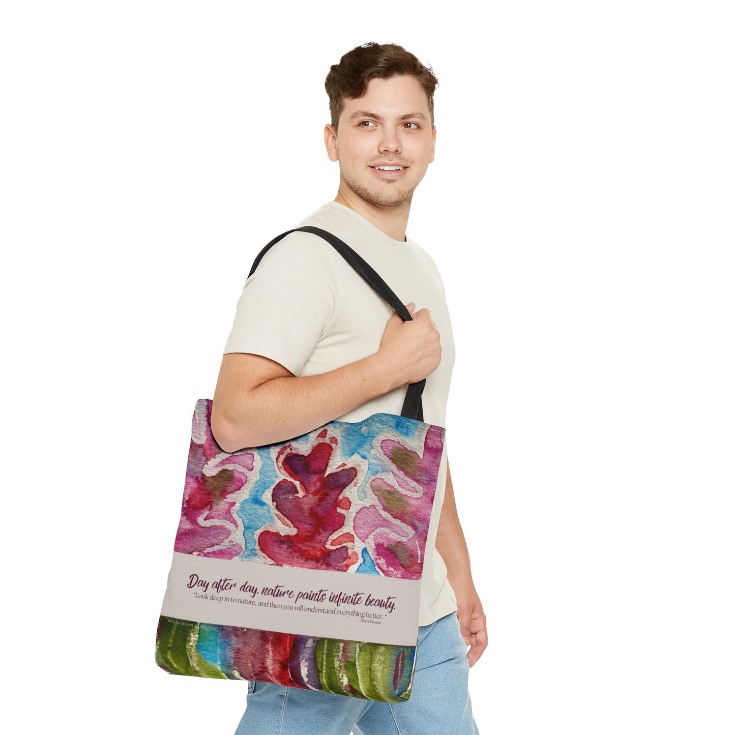 "Nature Paints" Tote Bag