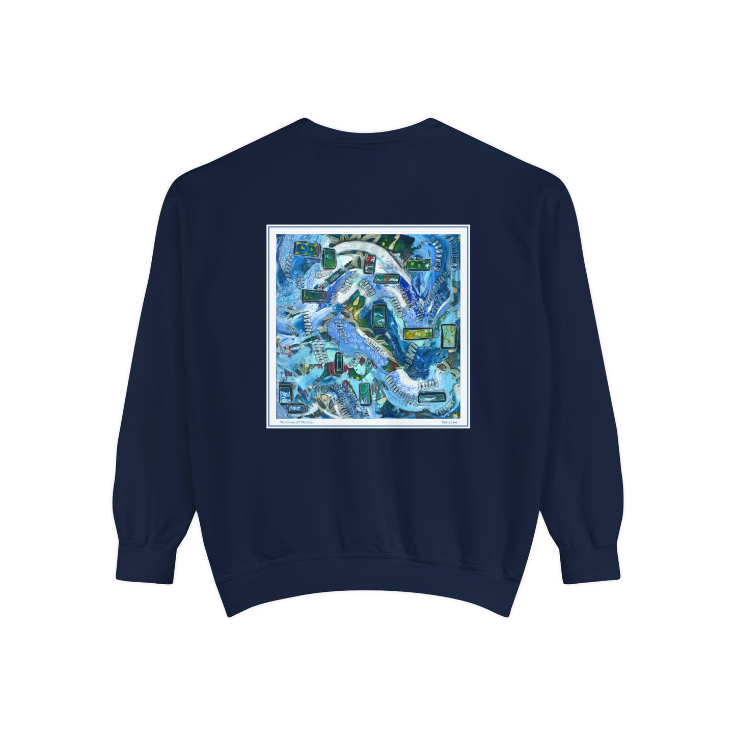 "Windows of Wonder" Garment-Dyed Sweatshirt