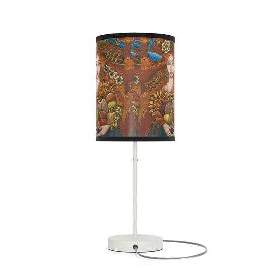 Table Lamp: "She Harvests Abundance"
