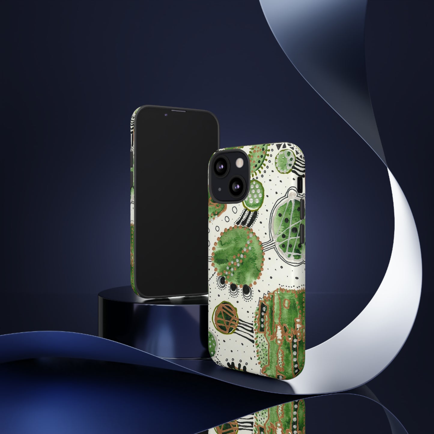 Phone Case - Green Bliss Bubbles