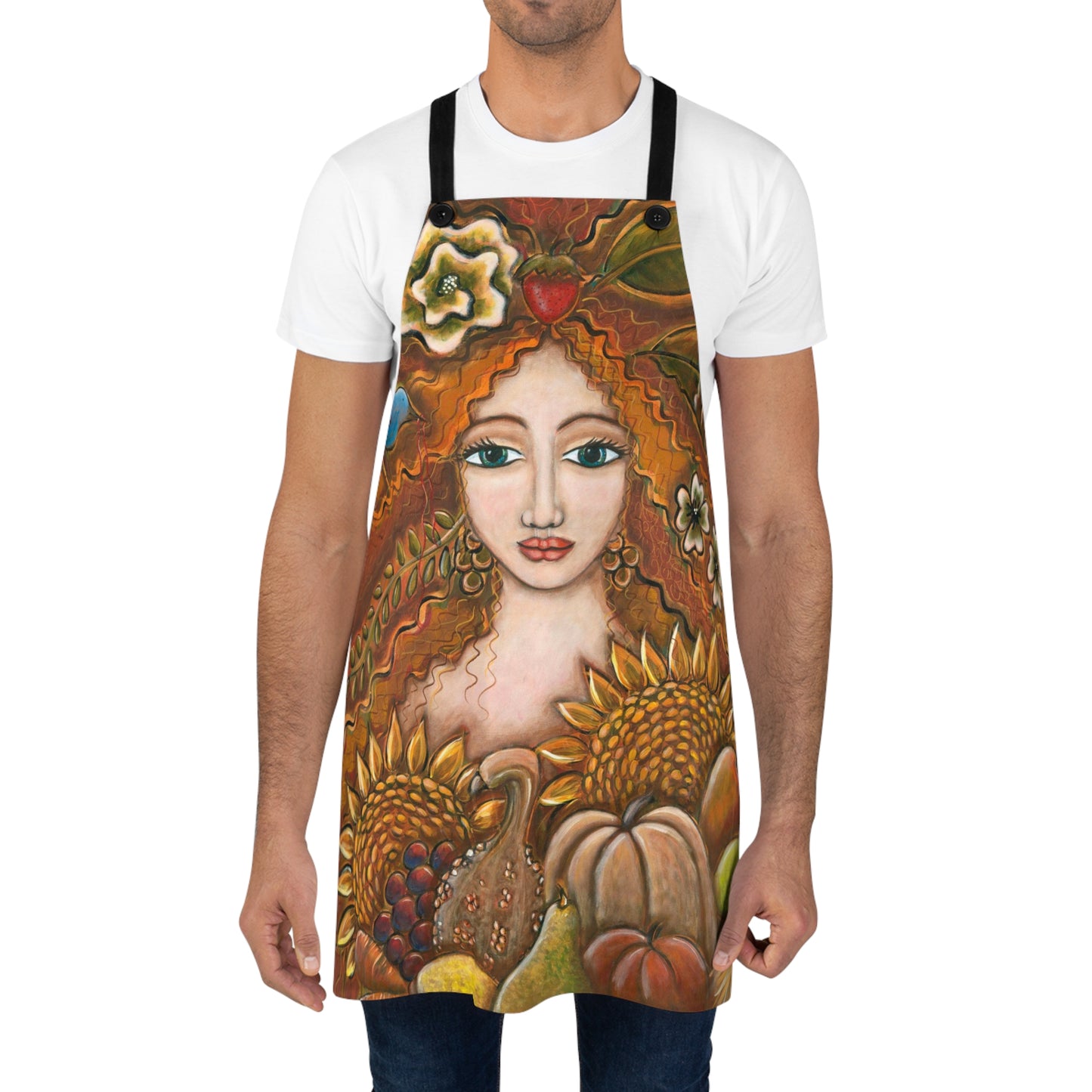 Apron: "She Harvests Abundance"