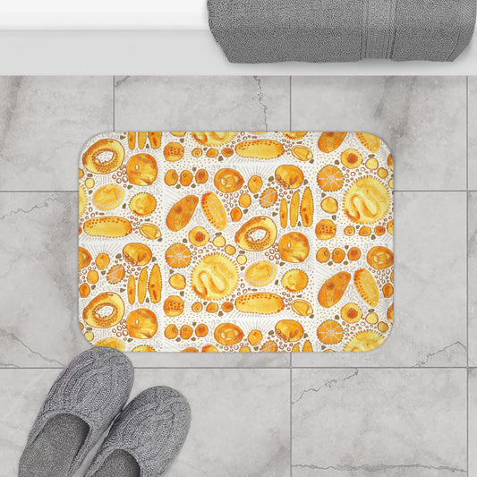 Bath Mat: Yellow Bliss Bubbles
