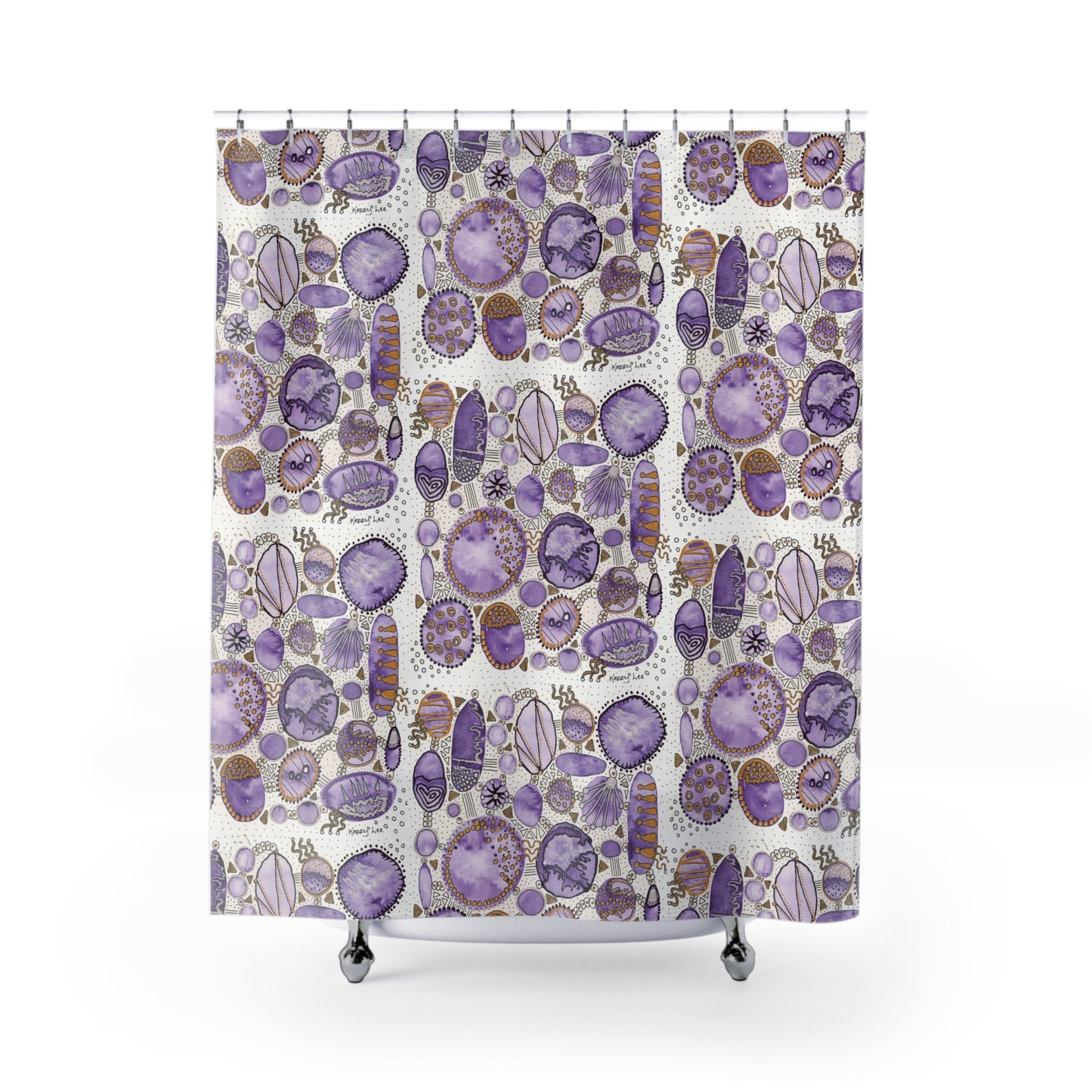 Shower Curtain - Purple Bliss Bubbles