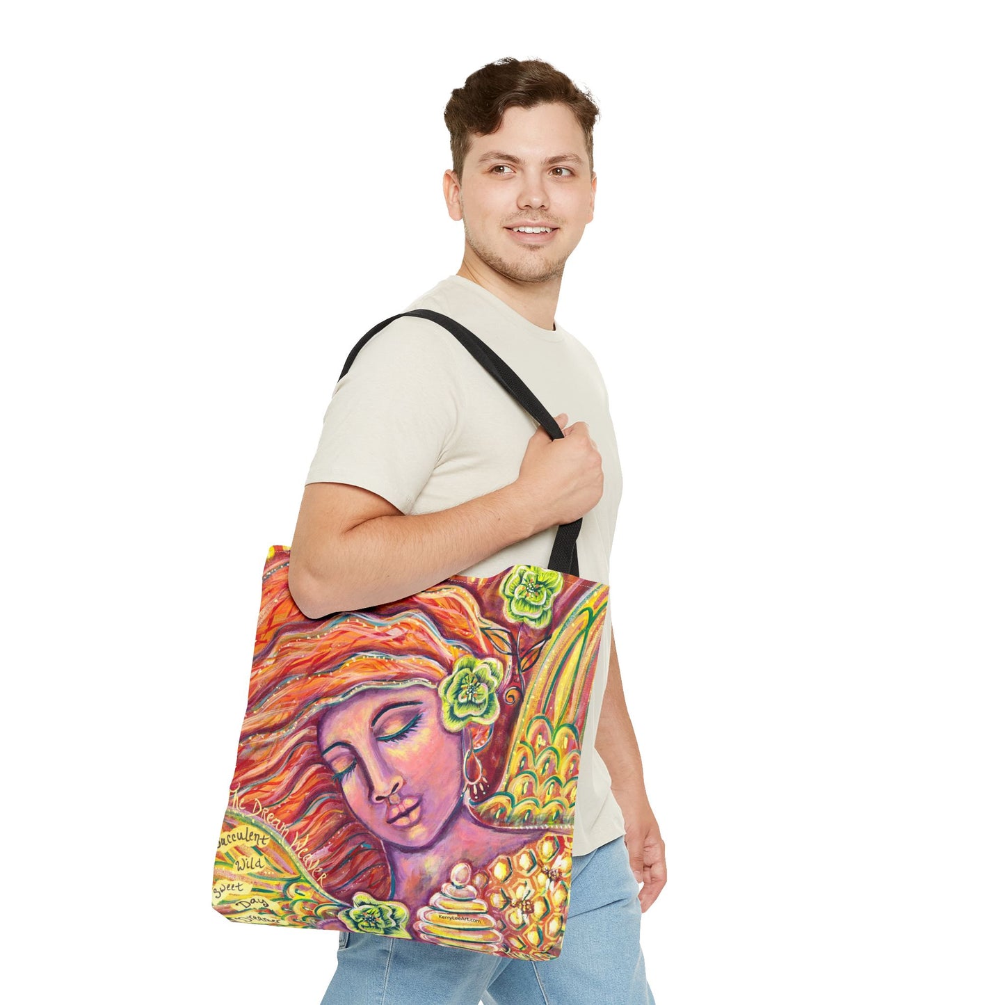 "Dream Weaver" Printed Tote Bag