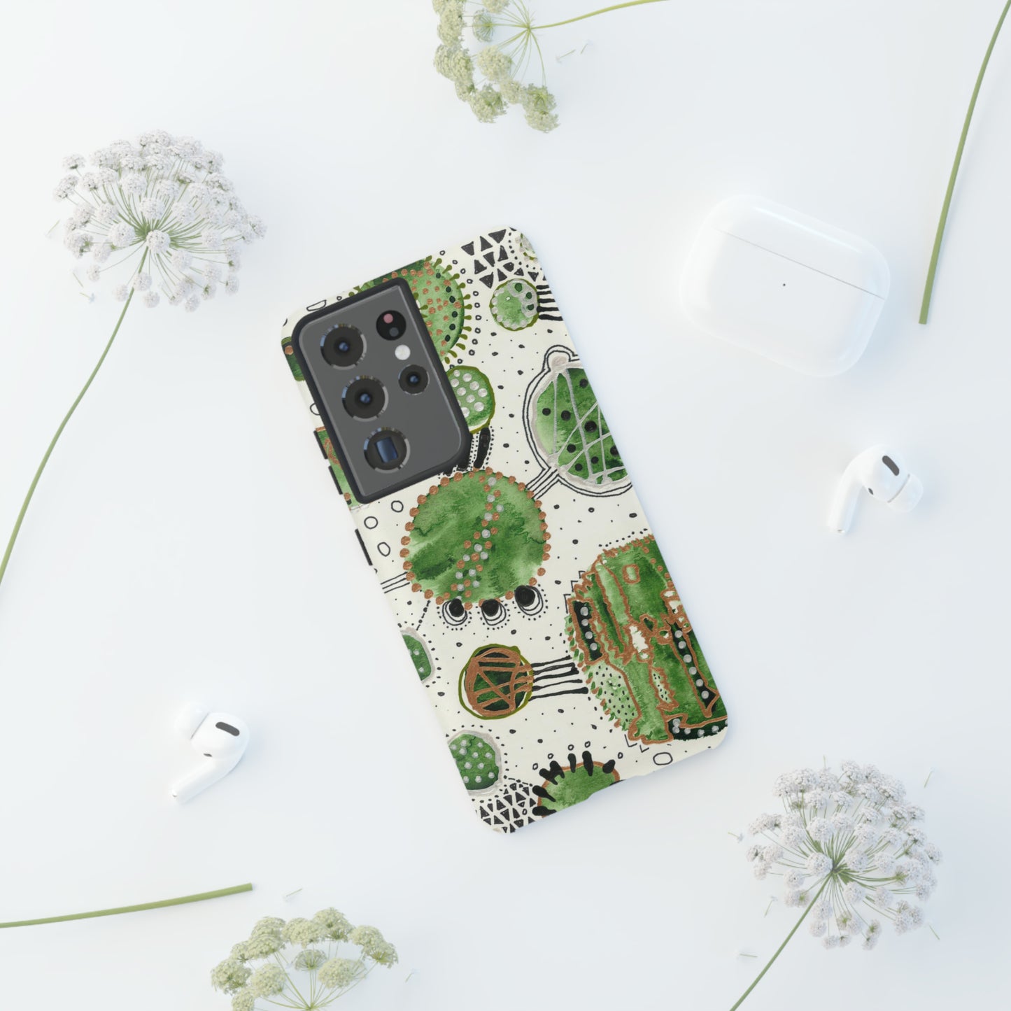 Phone Case - Green Bliss Bubbles