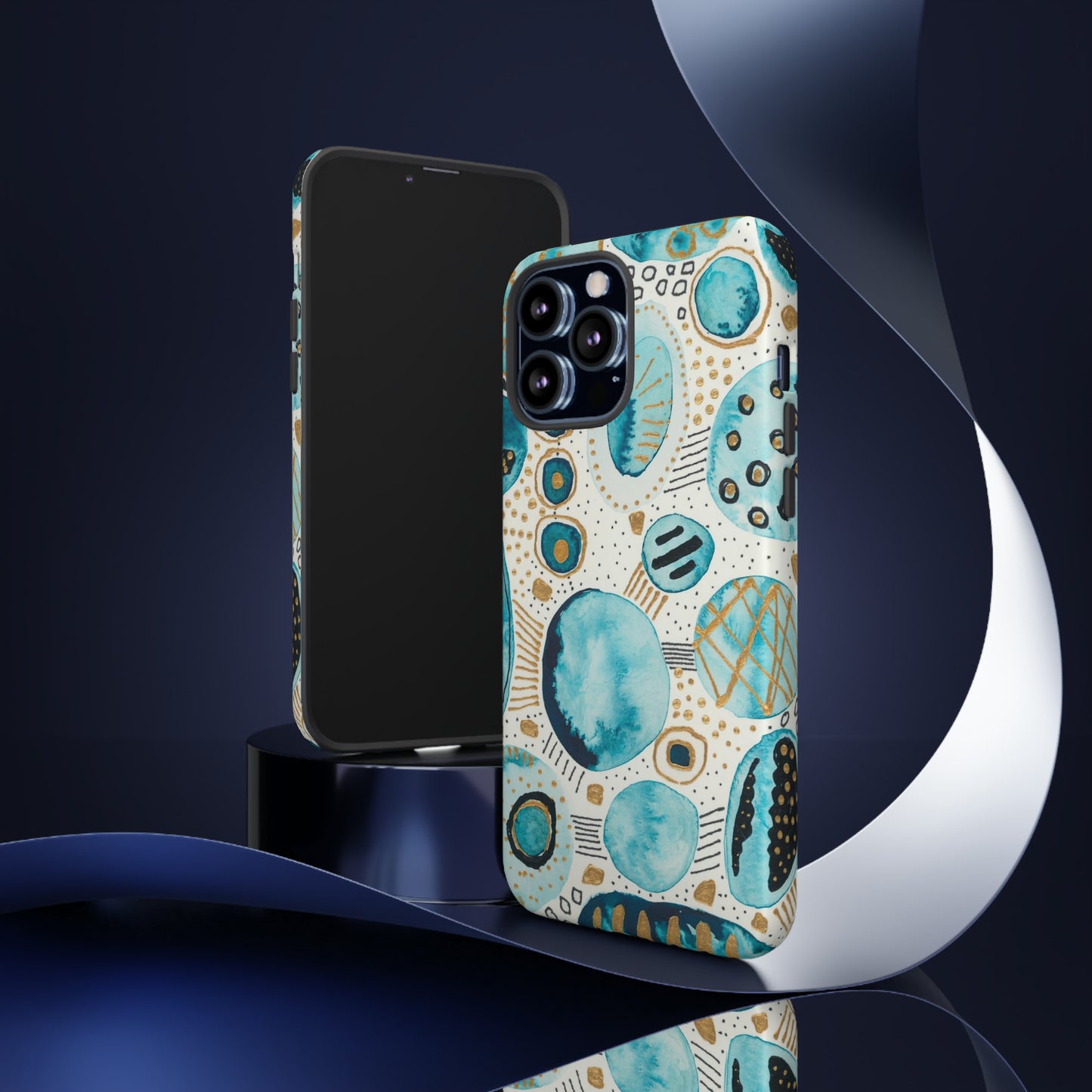Phone Case - Aqua Bliss Bubbles