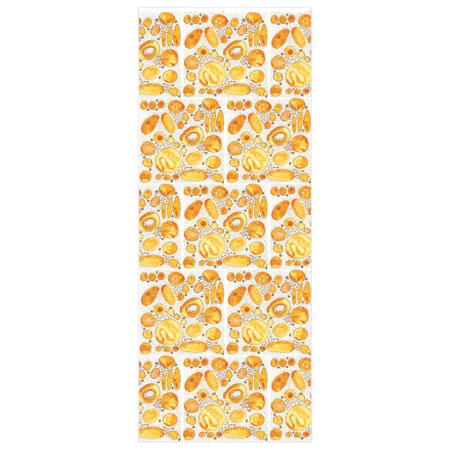 Wrapping Paper - "Yellow Bliss Bubbles"