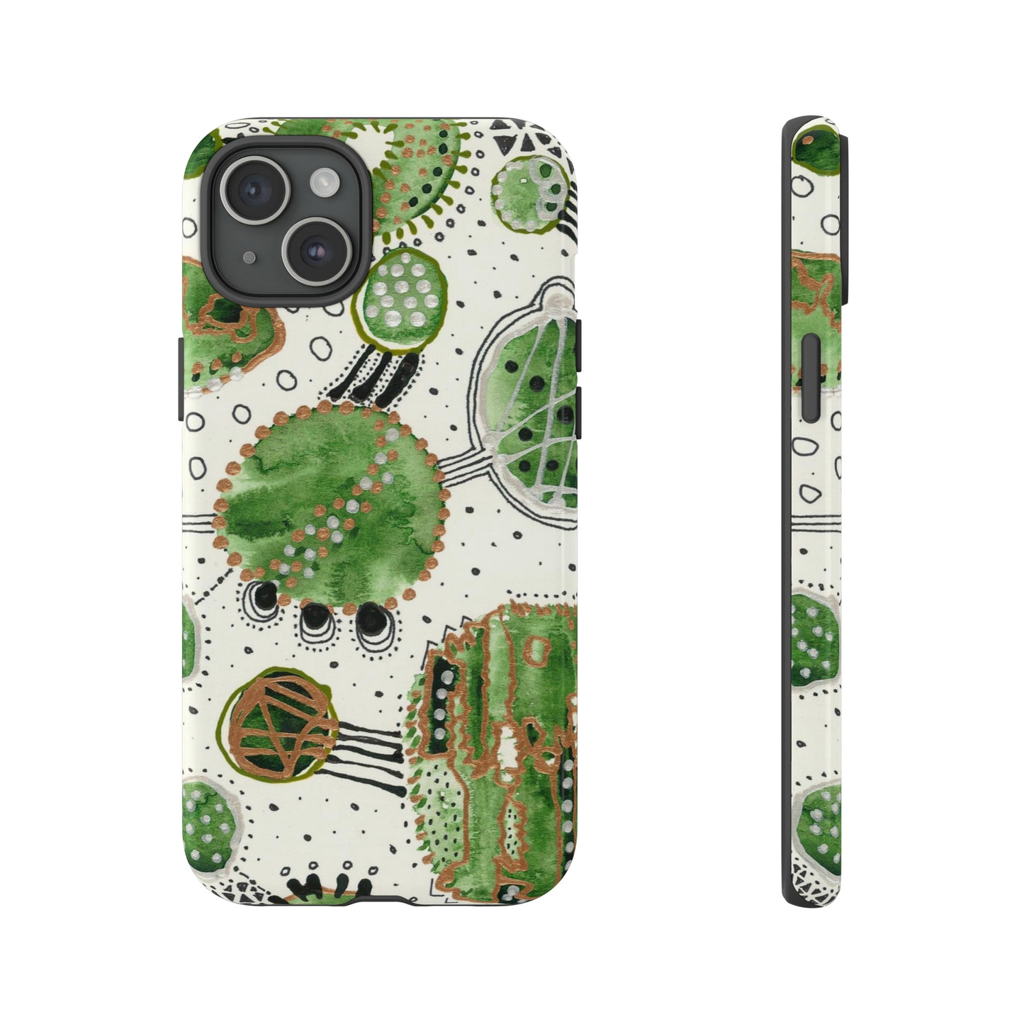 Phone Case - Green Bliss Bubbles