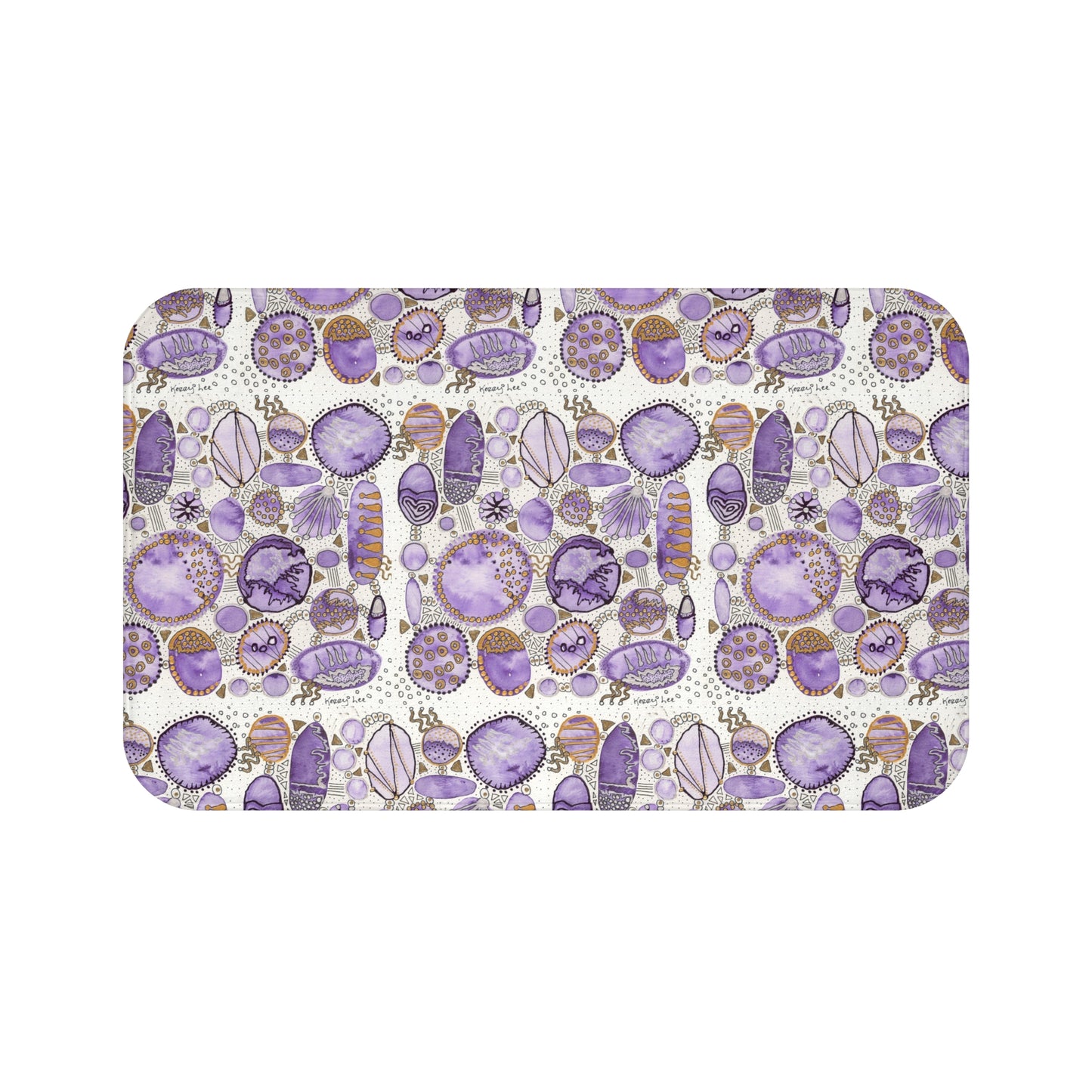Bath Mat: Purple Bliss Bubbles