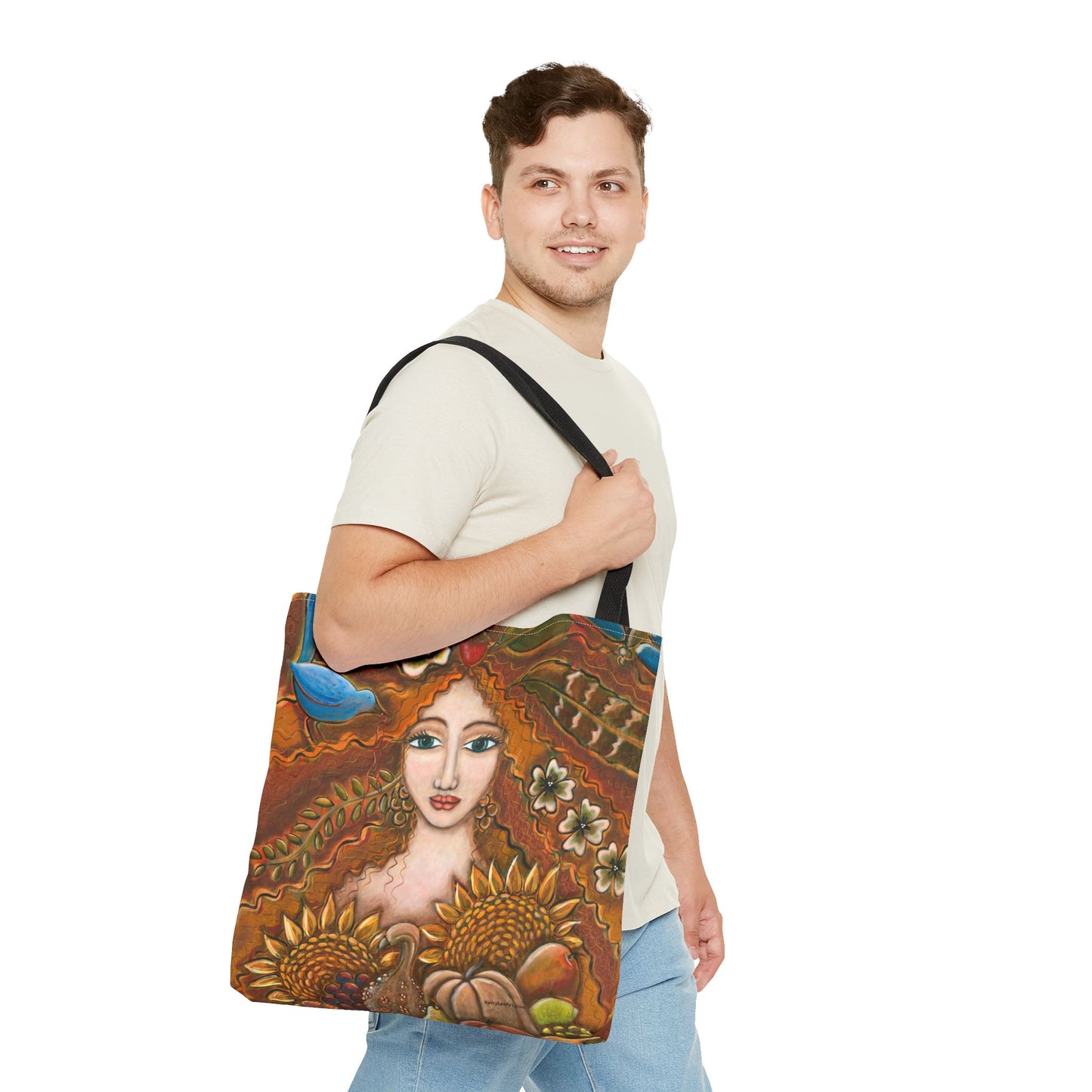 "She Harvests Abundance" Tote Bag