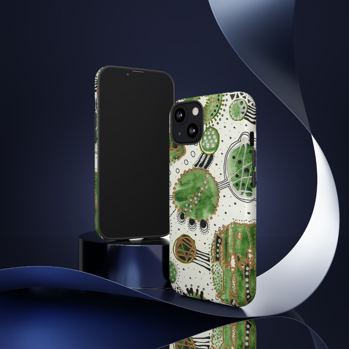 Phone Case - Green Bliss Bubbles