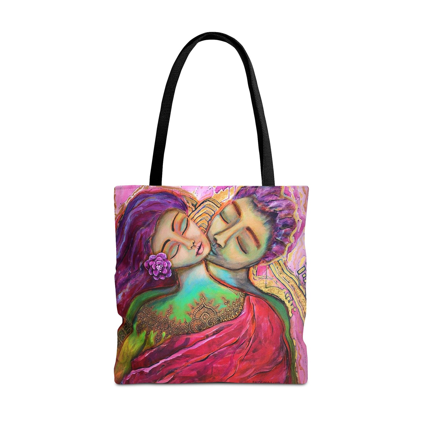 "Love in the Golden Light" Printed Tote Bag