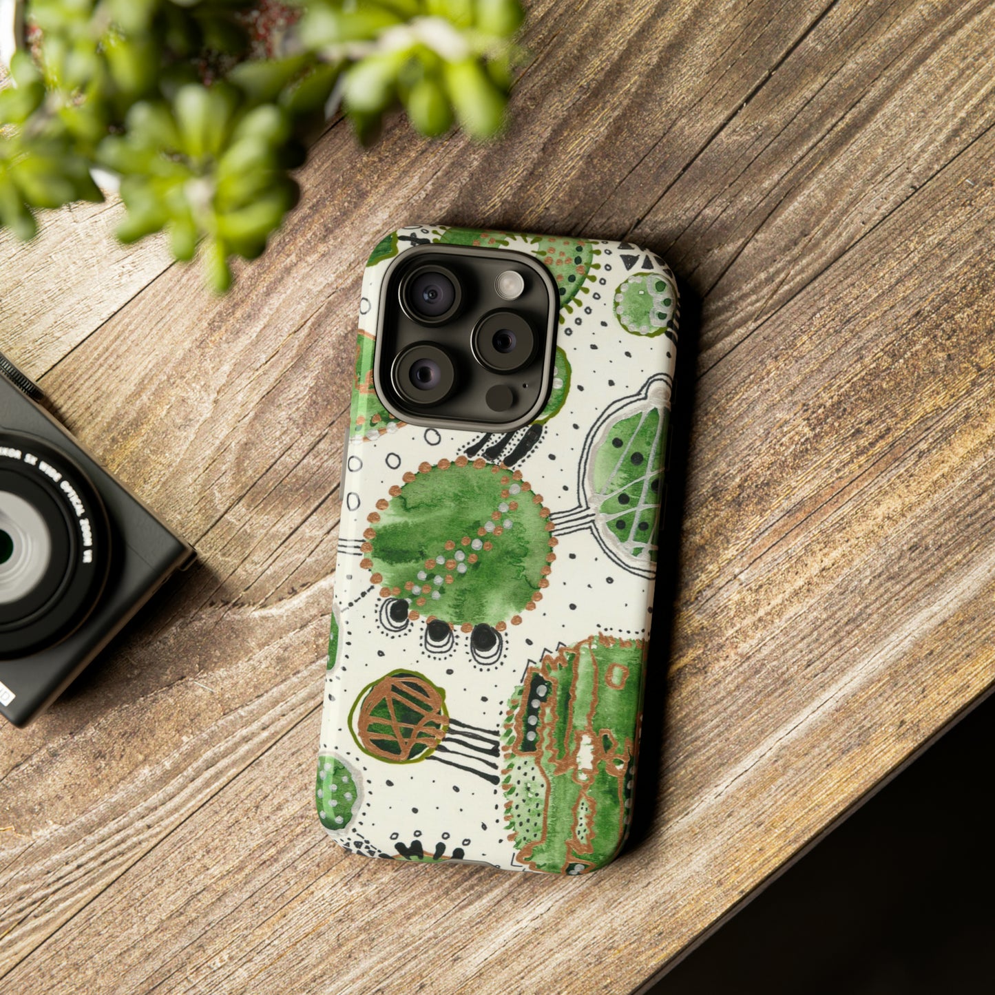 Phone Case - Green Bliss Bubbles