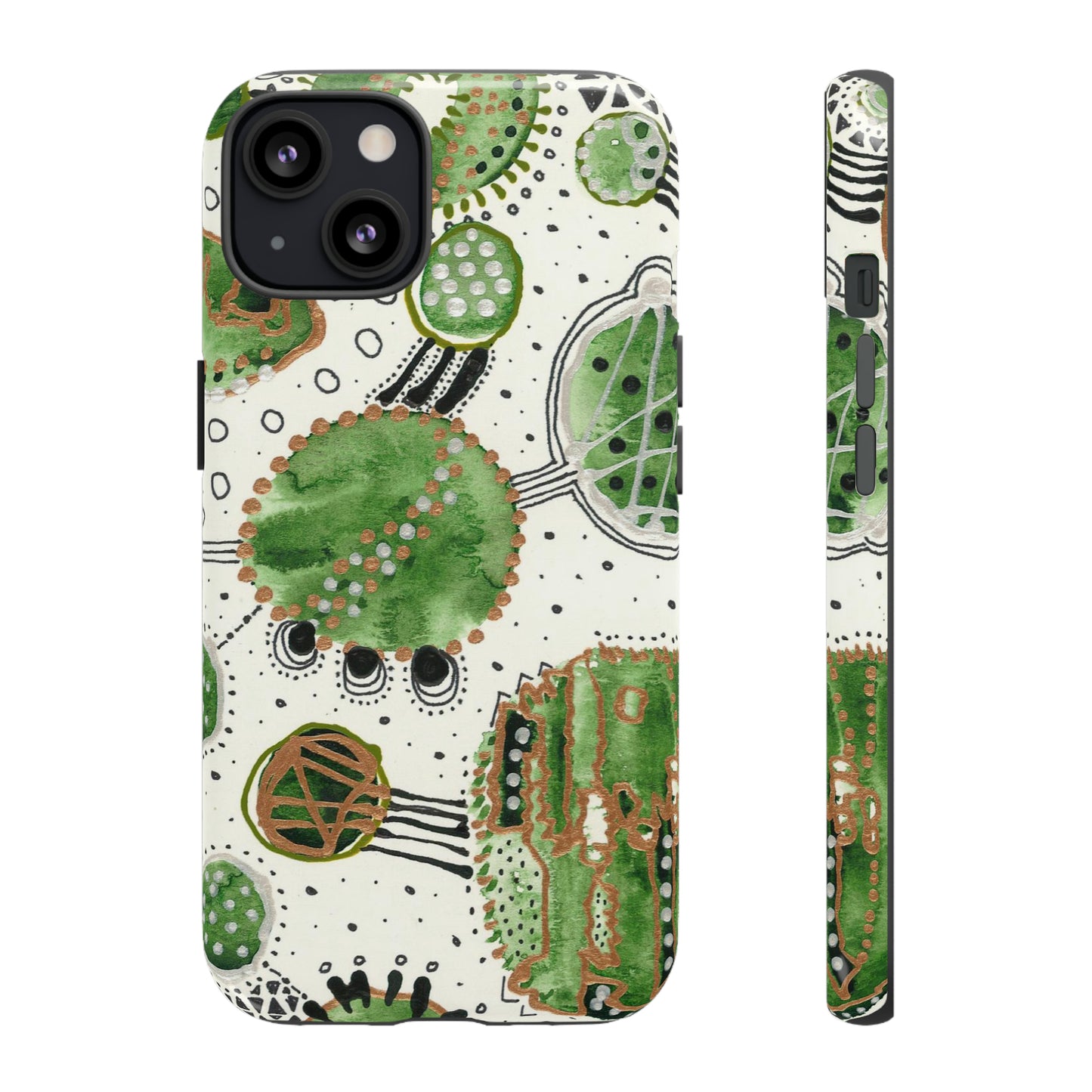Phone Case - Green Bliss Bubbles