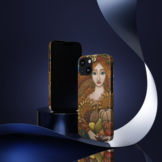 "She Harvests Abundance" - Phone Cases, Case-Mate
