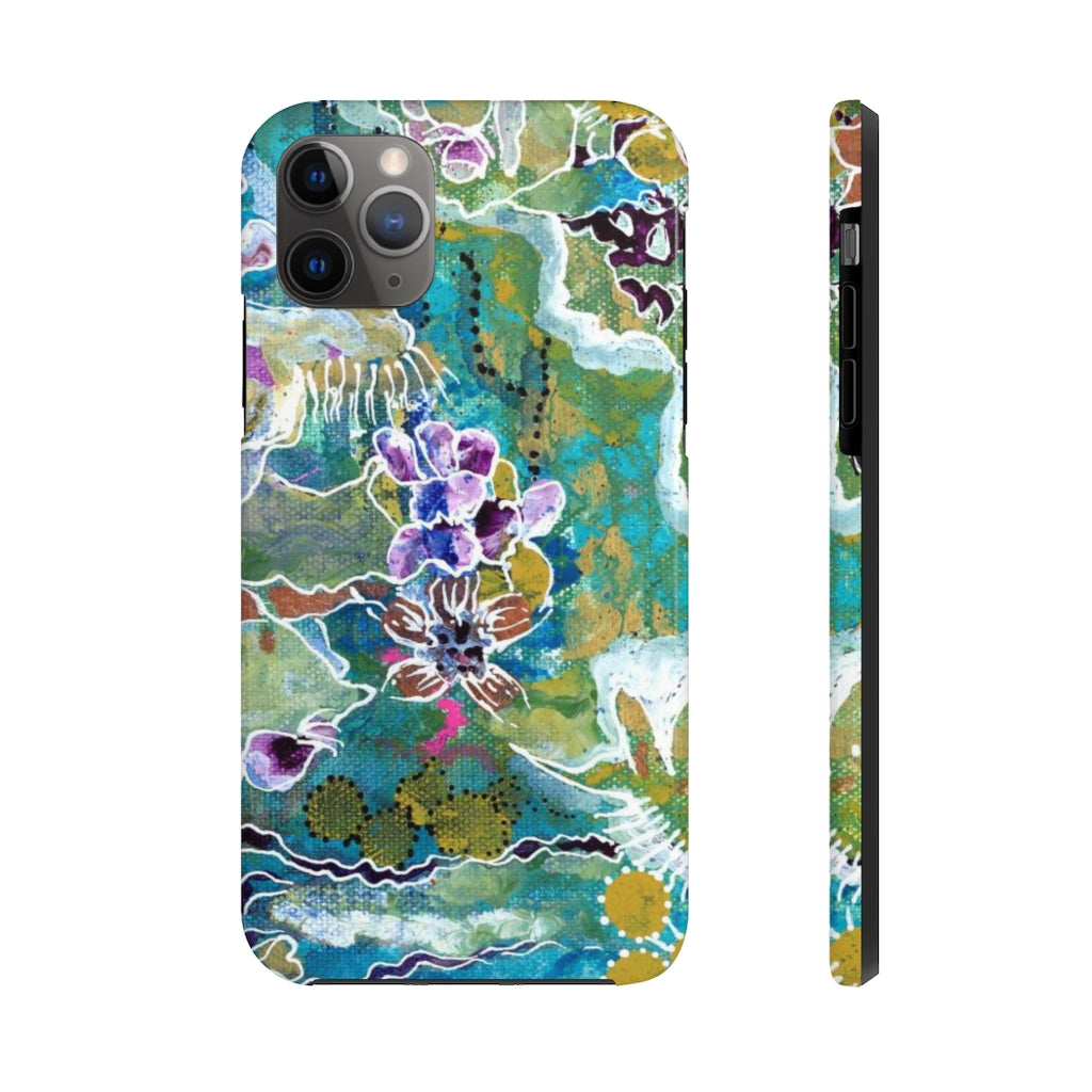 Meditation In Blues - Phone Cases, Case-Mate