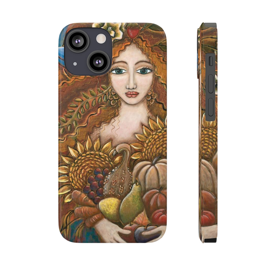 "She Harvests Abundance" - Phone Cases, Case-Mate