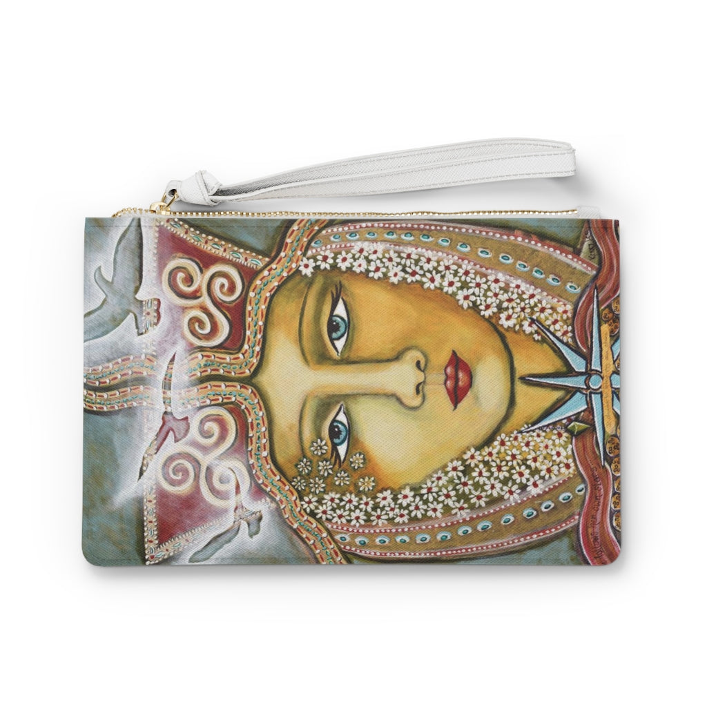 "She Follows Her Own Stars" 9 Inch Clutch Bag