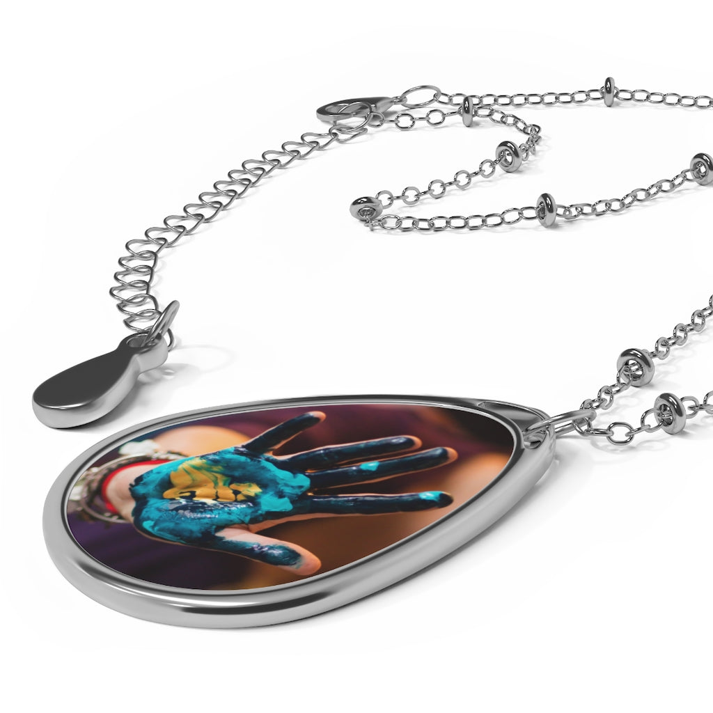 Creative Heart Teardrop Pendant Necklace