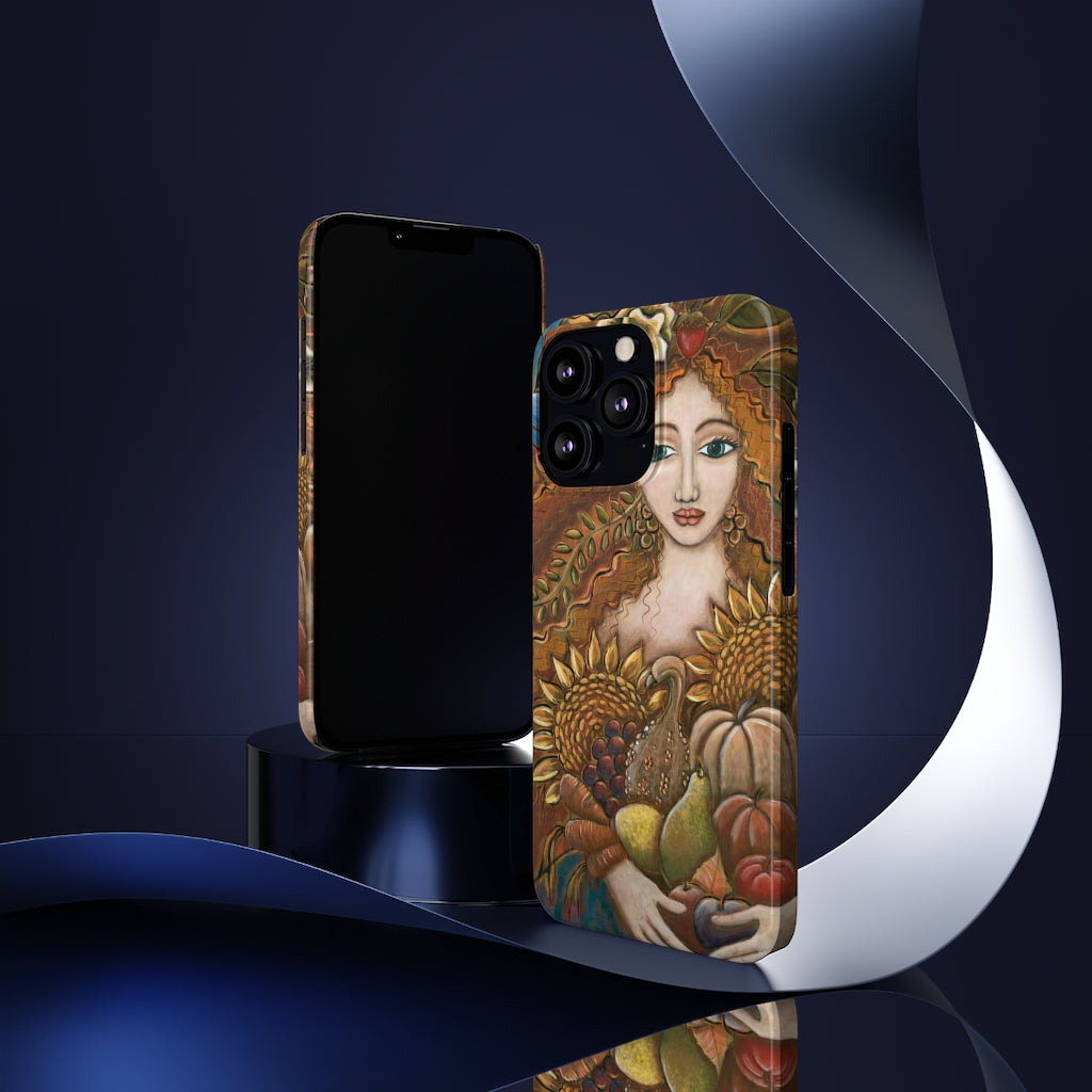 "She Harvests Abundance" - Phone Cases, Case-Mate