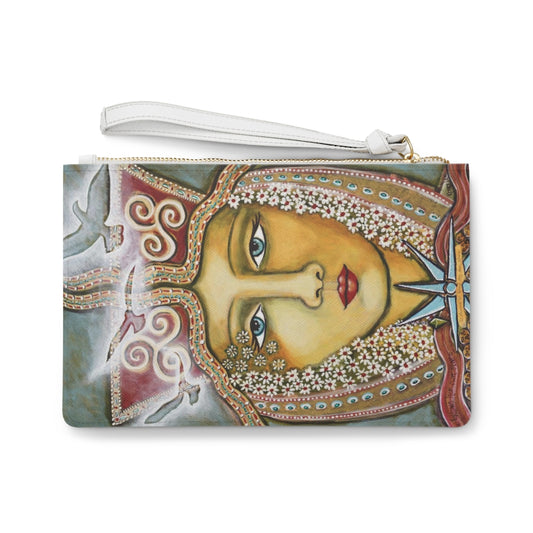 "She Follows Her Own Stars" 9 Inch Clutch Bag