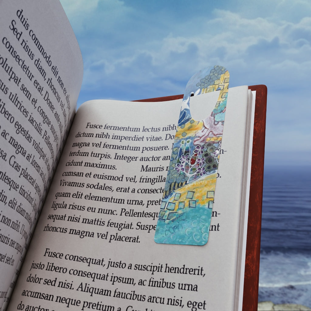 "Sun Sky Sea" - Metal Bookmark