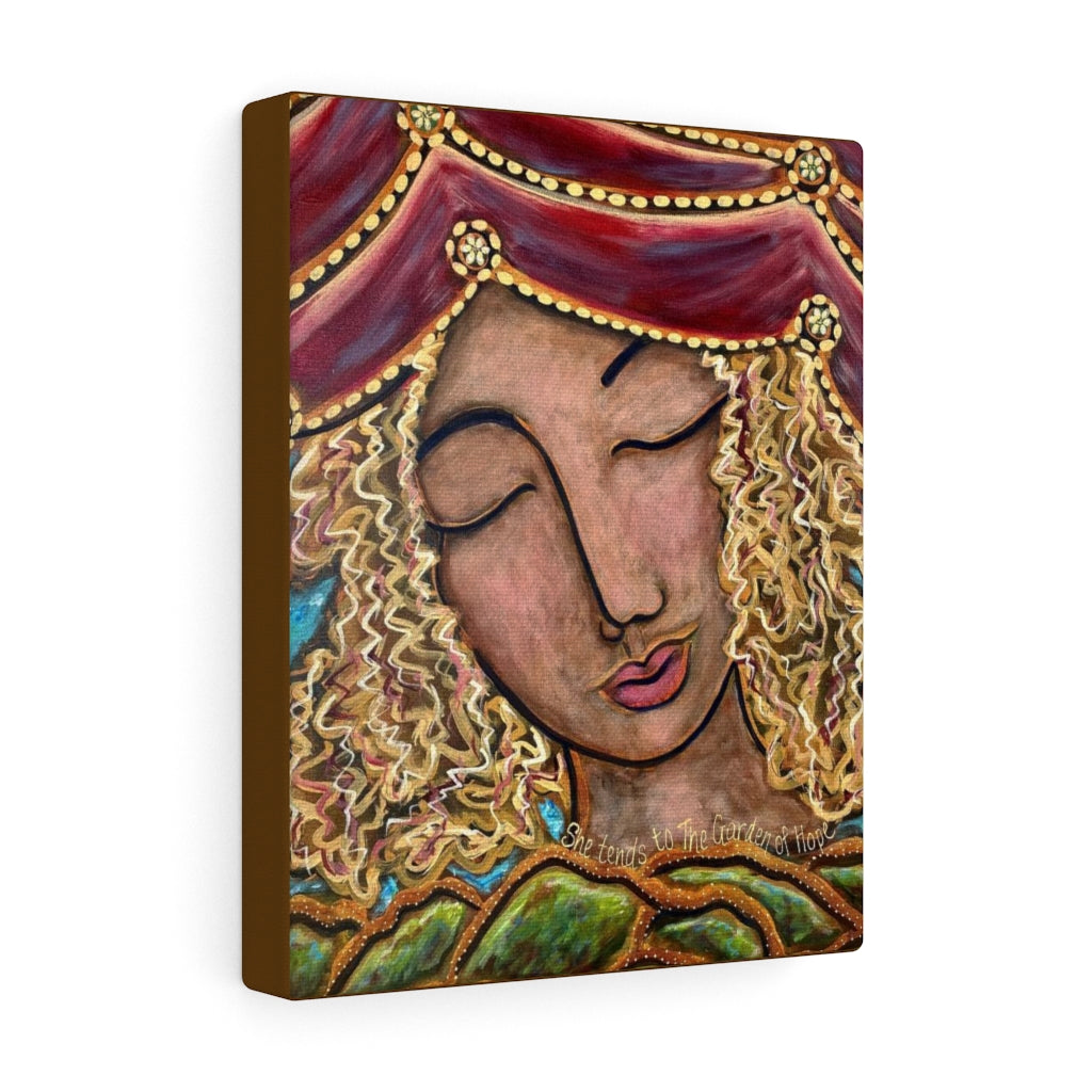 "She Tends to The Garden of Hope" - Canvas Gallery Wraps