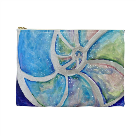 "Nautlilus Shell" - Accessory Pouch