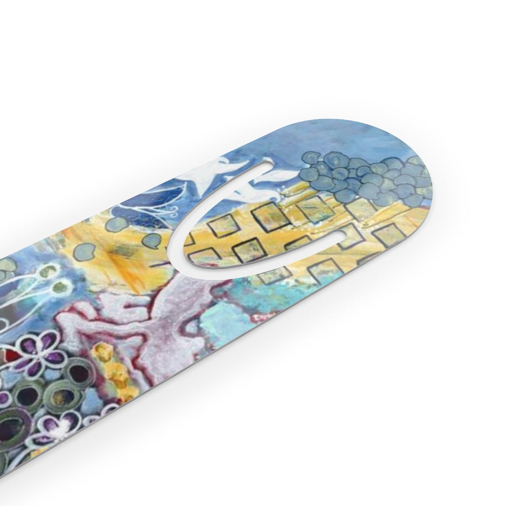 "Sun Sky Sea" - Metal Bookmark