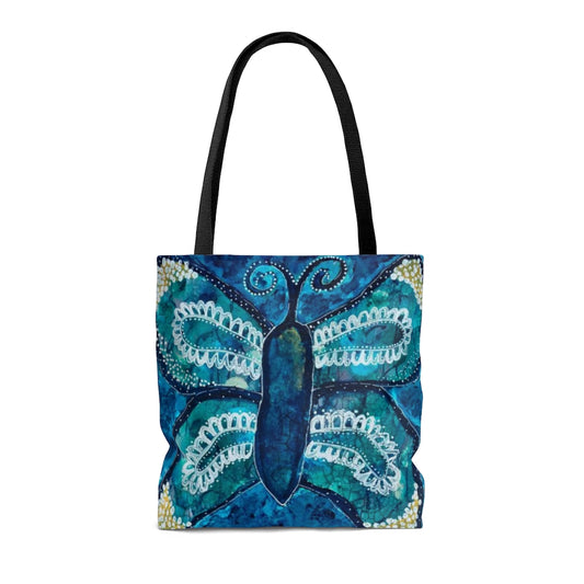 "Boho Butterfly" Printed Tote Bag