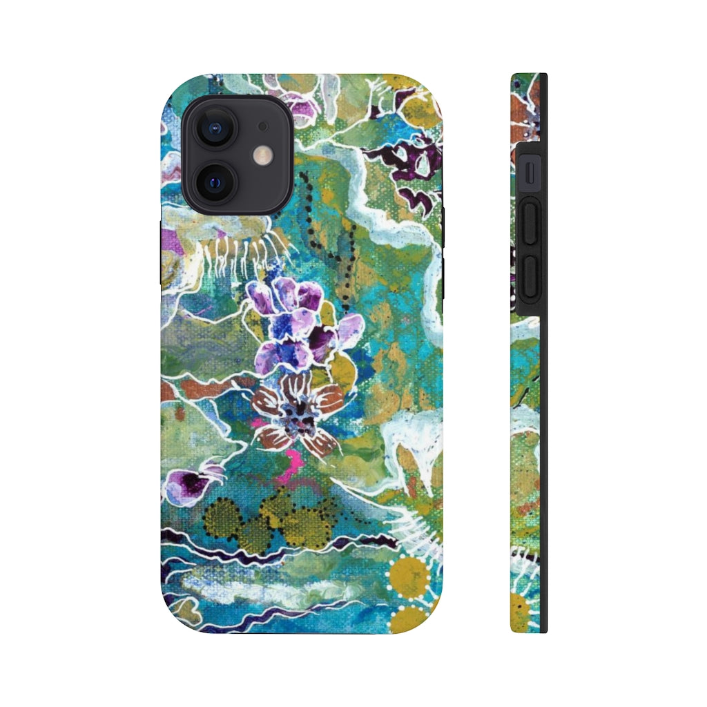 Meditation In Blues - Phone Cases, Case-Mate
