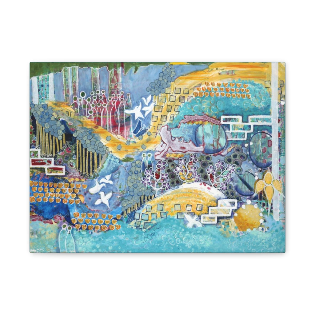 "Sun Sky Sea" Canvas Print (Australia)