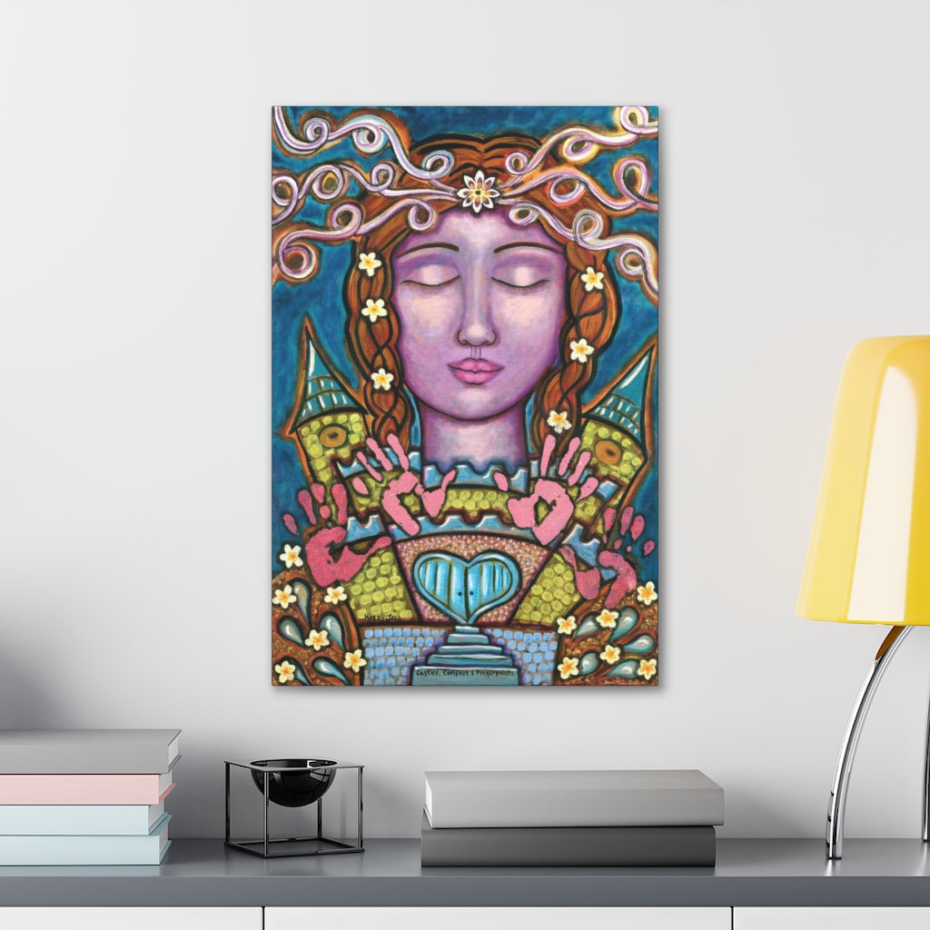 "Castles Compost and Fingerpaints" - Canvas Gallery Wraps