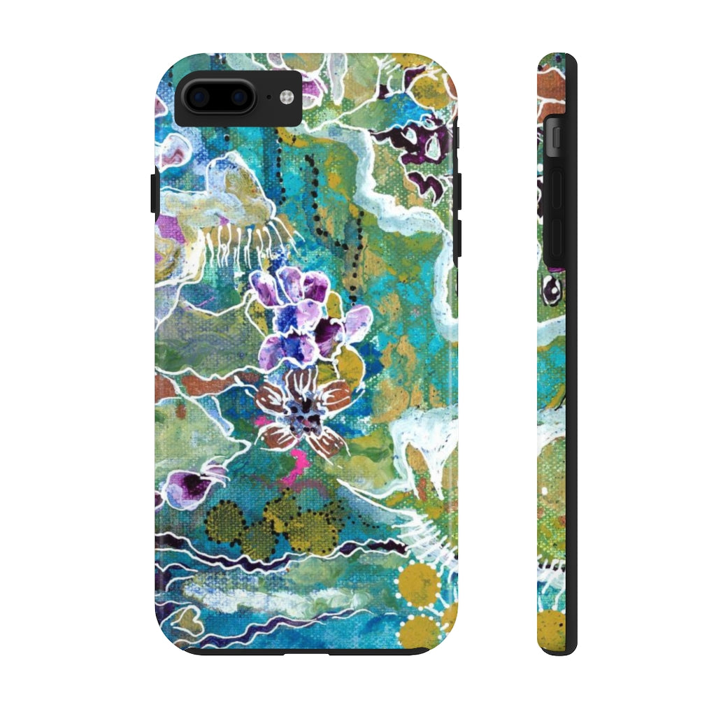 Meditation In Blues - Phone Cases, Case-Mate