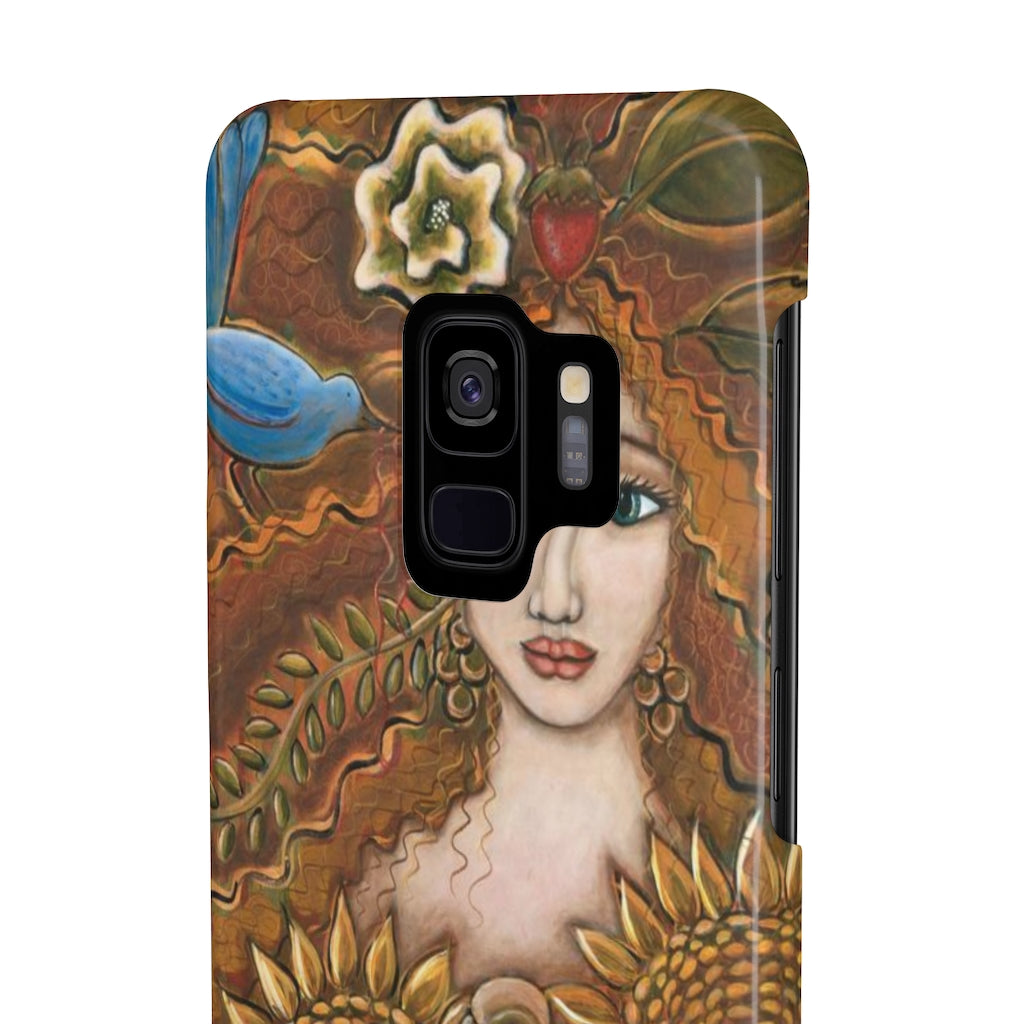 "She Harvests Abundance" - Phone Cases, Case-Mate