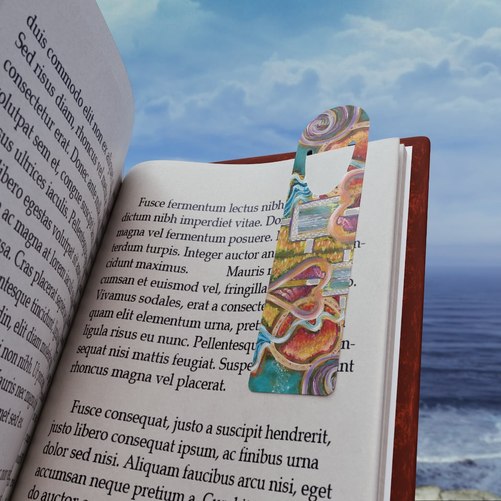 Cosmic Vibes - Metal Bookmark