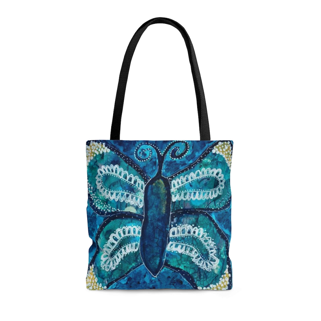 "Boho Butterfly" Printed Tote Bag